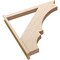 Ekena Millwork 5 1/2-in W x 48-in D x 48-in H Balboa Trad Rough Cedar Woodgrain TimberThane Outlooker, Primed Tan OUTUR055X48X48BOA04RCPR - alternate 3